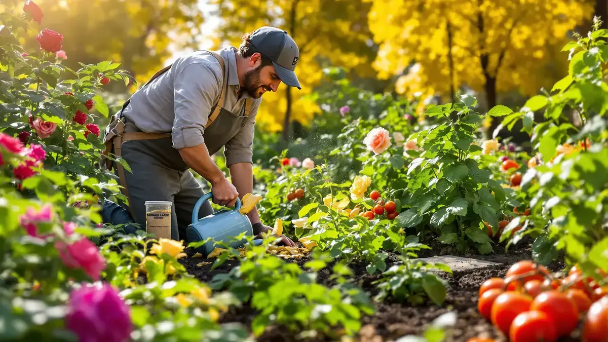 Objevte, jak mohou banánové slupky proměnit vaši zahradu před zimou